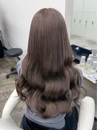 【ブリーチなしで透明感🫧】ブリーチなしダブルケアカラー