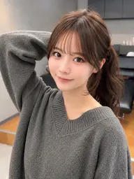 【💙7月先行予約限定💙】似合わせレイヤーカット➕⭐️お顔周り縮毛矯正⭐️