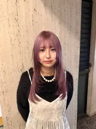 ［新規限定］カット＋ダブルカラー （ブリーチ1回+オンカラー）+トリートメント