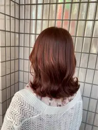 【ミディアム】ワンカラーモデル🦕𓈒 𓂂𓏸ブリーチなしトーンアップ💎トリートメントサービス&ブリーチ不可🙅