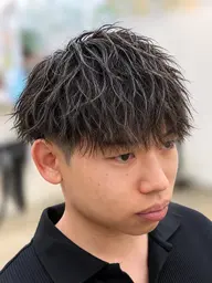 「メンズ限定」カット💇➕ツイスパ🧑🦱➕シャンプー🫧