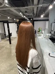縮毛矯正+レディースカット(3センチ以上)