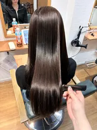 【🫧艶髪🫧】🪄︎︎縮毛矯正 + 艶カラー + セラミドトリートメント🪄︎︎