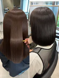 【🪞 鏡のような艶髪へ ✨ 艶髪縮毛矯正・髪質改善ストレート✨】