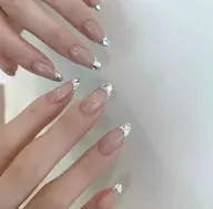 💛チップスカルプ長さだしフレンチネイル