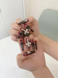 🩰𓂃꙳【ゴテゴテ好きな方】🎀⋆オフ込み有料パーツ付け放題10本アートコース【￥12000→￥10000】