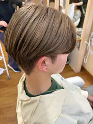 似合わせカット+眉カット
