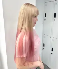 【当日予約可/ミニモ学割】🪄似合わせ💝全頭ブリーチ+デザインカラー💝/ダブルカラー/デザインカラー/ハイトーン