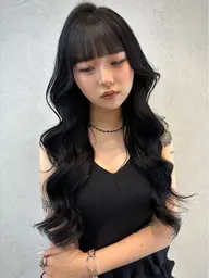 ⟡.·人気No.1⟡.·🫧うる艶透明感カラー+似合わせカット+保湿トリートメント🪽