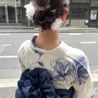 【花火大会・お祭り🌻】浴衣着付け➕簡単ヘアアレンジ