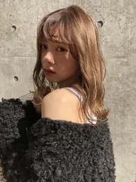 【ミナミエリア最安値*ブリーチなし】透明感ダブルカラー【ブリーチなし】