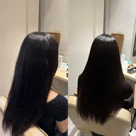 平日限定クーポン🍒自然なサラツヤ縮毛矯正✨うるツヤトリートメント付き 縮毛矯正+贅沢ツーステップトリートメント🫧