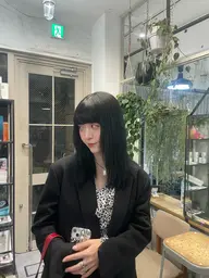 前髪縮毛矯正+クイックトリートメント🌱𓂃 𓈒𓏸