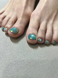 ◆角質ケア付◆【Foot】［他店オフ・ケア込］アート10本コース