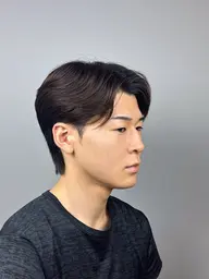 曲がる縮毛矯正(髪質改善)+ダウンパーマ