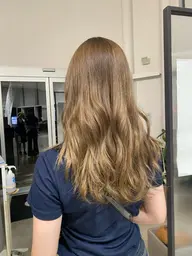 カット+ブリーチ⚡️ダブルカラー+髪質に合わせたtreatment🌼🫧