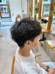 メンズカット➕トレンドパーマ➕トリートメント