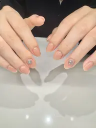 【人気No.1美フォルム◎】ワンカラー+パーツ2本(フィルイン)
