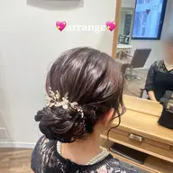 【営業時間前相談可🙆🏻‍♀️】迷ったらこれ！💖王道シニヨン👑💖