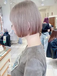 ❤️透明感❤️ ケアブリーチ+透明感カラー+aujua4stepトリートメント(ロング料金無し)