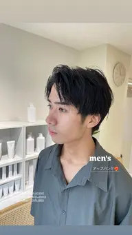 【MEN'S 推しメニュー】メンズカット+眉カット+クイック炭酸スパ（毛穴洗浄）🧖🫧