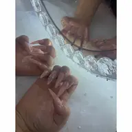 ロングネイル💅❤︎ ワンカラーオフあり (チップ長さだし10本)