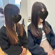 【新メニュー】縮毛矯正+毛先カール　※写真撮影okな方（顔は載せないです）　※縮毛矯正のみは出来ません