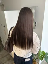 【ご新規様限定クーポン】カット+プレミアムカラー+Aujua treatment(毛髪診断付き)+W炭酸ケア