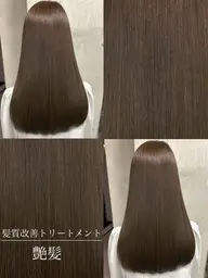 髪質改善トリートメント+シャンプー+ブロー