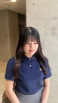 🤍うる艶🤍前髪カット+イルミナカラー