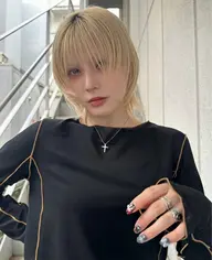 【ご新規様限定‼️】抜け感×透明感。ケアブリーチ込みWカラー+3stepトリートメント⚡️