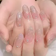 【自爪】💠ラメグラ+10個ストーン💠