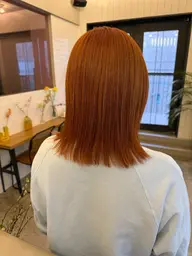 W Color (ケアブリーチ使用)