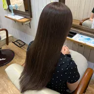 【透明感No.1🫧】イルミナカラー+2stepトリートメント