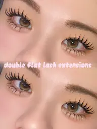 🦋まつ毛エクステ🦋ダブルラッシュ100束(200本)まで💖¥8630【八王子】