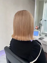 【新規様限定🫧】既にハイトーンの方メンテナンス💗リタッチブリーチ🥀+全体カラー🫧