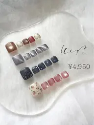 【Jr.ネイリスト】フットサンプルデザイン：OFF有り  ¥6050