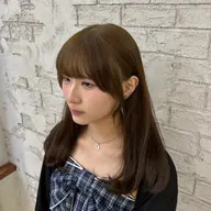 🩵カット+ブリーチ無しダブルカラー+超音波トリートメント🍭