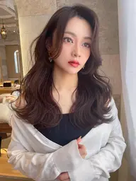 💐6月7月限定クーポン💐🤍✨似合わせ韓国小顔カット+透明感艶カラー+1step髪質改善トリートメント✨🤍