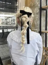【推し活/イベント前に♪】 ヘアアレンジ編み下ろし♪