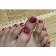 オフなし🦶🏼フット ラメワンカラー