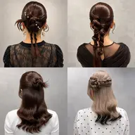 ⟡ タイトアレンジヘア ⟡韓国アイドルのようなスタイルへ✨結婚式の参列などにもぴったりな大人style🪽🩵