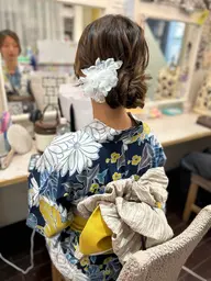 🤍7月25日☎️電話予約限定🤍浴衣着付け＋ヘアセット6500円🎀