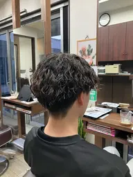 メンズカット＋眉カット付き