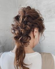 ヘアアレンジorヘアセット♪※結婚式参列限定（特殊系・イベント系不可）