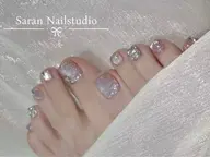 【フットネイル】持ち込みデザイン☆アート10本+小さいパーツつけ放題 8800円