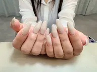 【HAND】チップ長さ出し🌙ワンカラー/ラメ