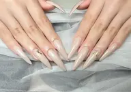 🩵【人気NO1】チップスカルプ長さだし+ワンカラーorラメグラ🩵（新規オフ込み）🩵