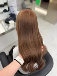 🎀リタッチ＋オンカラー🎀【ダブルカラー】根元が伸びている方👩🏻‍🍳🥣コテ巻き仕上げ♡
