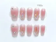 ⏰【時短施術】⏰魅力倍増✨現品プレミアムネイルチッププラン💅🌸上品な指先に変身!